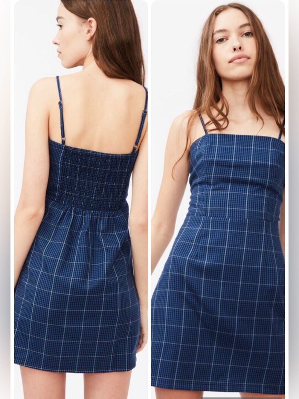 Aeropostale Preppy Blue Plaid Dress XS